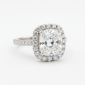 The Odette — 1.90ct Cushion Halo
